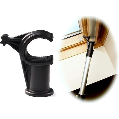 Skylight Hook Replacement for  Extendable Telescopic Rod, Window Pole Opener Head Compatible with  Roof Windows & Blinds Spare Part