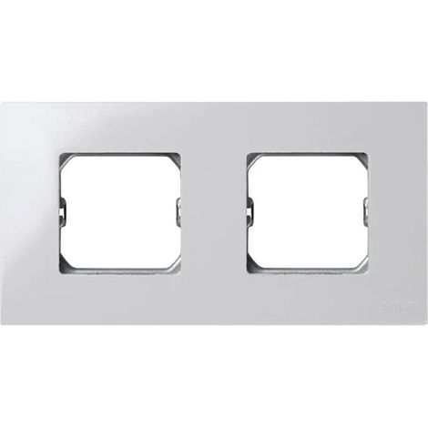 Telaio doppio serie 27 play bianco