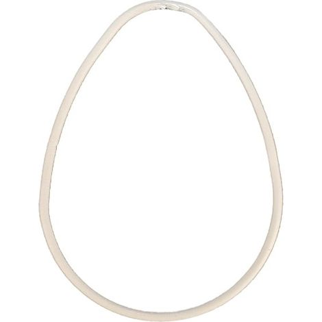 Œuf attrape-rêves 10 cm blanc 1 pièce