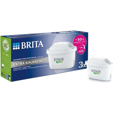 Brita Wasserfilterkartusche MAXTRA PRO EXTRA KALKSCHUTZ, 3er-Pack Wasserfilter (1/5)