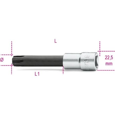 Clé à douille hexagonale extra longue 1/2 bêta 920es/xl - 7 - 6R
