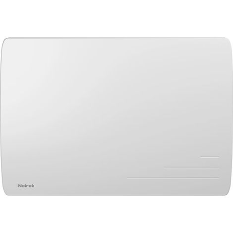 Radiador eléctrico de inercia seca - Blanco índigo - 1000 W - formato horizontal compacto NOIROT (1/3)