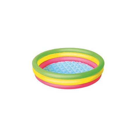 PISCINA GONFIABILE SUMMER 3 ANELLI COLOR GRANDE +2 ANNI  ø cm.152x30h.  lt.62  kg.1,880 (art.51103)    BESTWAY