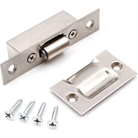 1 loquet à bille réglable, silencieux et puissant, compatible avec les portes d'armoires en acier inoxydable (90 mm) (1/3)