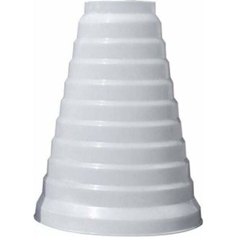 Réducteur universel amélioré plus épais pour systèmes de ventilation 80/200mm de diamètre réducteur de tuyau rond en PVC utilisé avec climatisation pour conduits et ventilateurs d'extraction (8–20 cm)