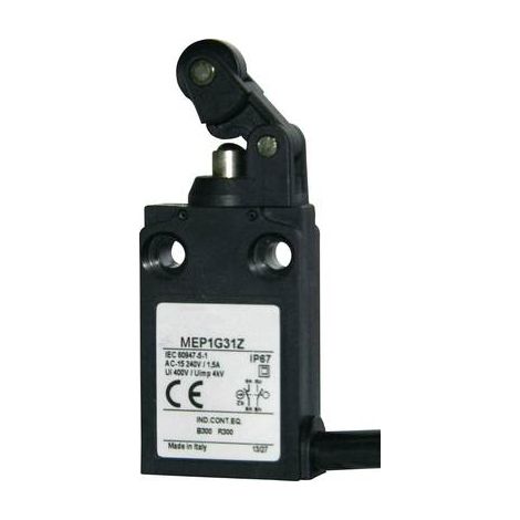 Panasonic MEP1G31Z MEP1G31Z Fine corsa 24 V 5 A Leva con rotella IP67 1 pz.