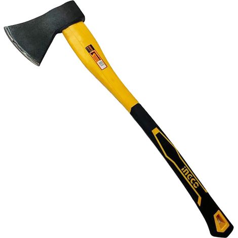 Ascia da taglio spacca legna 1250 gr - Ingco HAX02012508 (1/4)