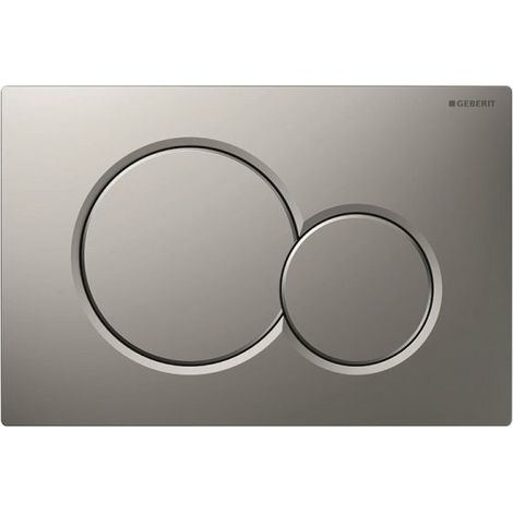 Piastra di azionamento Satinata Sigma01 doppio tasto Geberit (1/8)