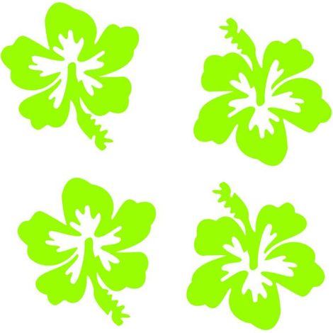 Adesivo Fluorescente Fiore (Verde) (1/5)