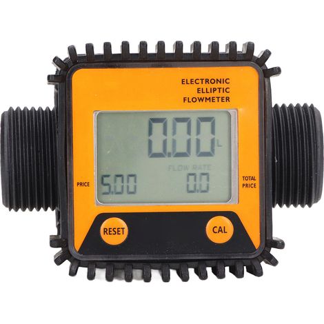 Débitmètre numérique de carburant diesel professionnel, contrôleur d'urée à engrenages pour produits chimiques et eau, 1 pouce K28 orange (1/5)