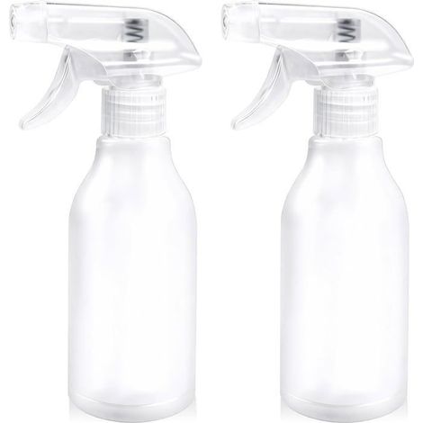 Spray Vide 300ml 2 Pièces Vaporisateur Vide, Bouteille Spray Vide, Spray Bottle, Eau Réglable Pulvérisateur Jardin Cheveux Animaux (1/5)