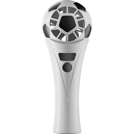 Ventilateur de poche en forme de ballon de football, portable, rechargeable par USB, mini ventilateur, léger, idéal pour les matchs, les voyages et les activités de plein air - JBMEDIA (1/4)
