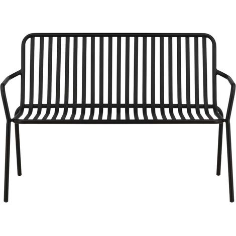 Peking banc de jardin noir. (1/4)