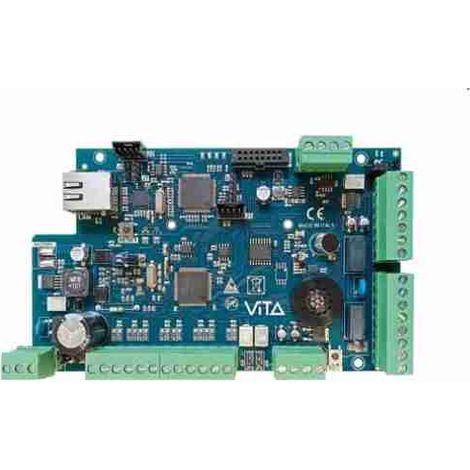 VITA 128 Zentraleinheit mit 8 Eingängen erweiterbar auf 128, fernverwaltbar über Cloud über integriertes LAN und 4G + APP - mit Videoverifikation und Videoanalyse