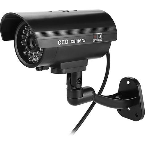 Attrappe einer LED-Kamera mit Blitz, 3 bis 6 Monate Nutzungsdauer, Attrappe eines diebstahlsicheren CCTV-Überwachungsmonitors (1/5)