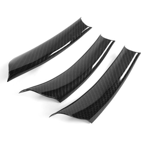 3X Poignées de Porte Auto Style Carbone Remplacement Compatible BMW X5 E70 2008-2013 Pièces de Garniture Intérieure (1/5)