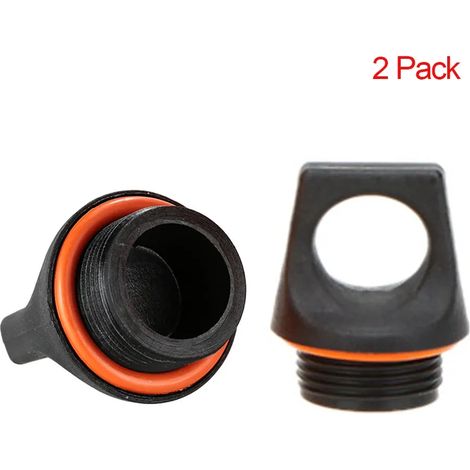 Lot de 2 bouchons à vis de rechange pour bouteilles de combustible. Outils pour réchauds de camping légers et durables. Réchauds de cuisine portables. (1/4)