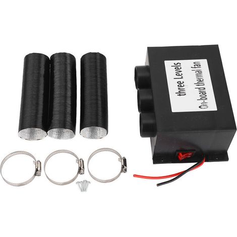 Chauffage soufflant automatique électronique 600W DC24V 3 trous 2 contrôle de la température silencieux chauffage rapide dégivrage désembueur