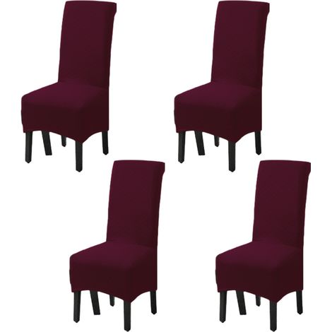 Waterproof Chair Covers for Dining Room Set of 2, Protector for Kitchen, Hotel, Restaurant ( 2 PCS),Style 4 (1/5)