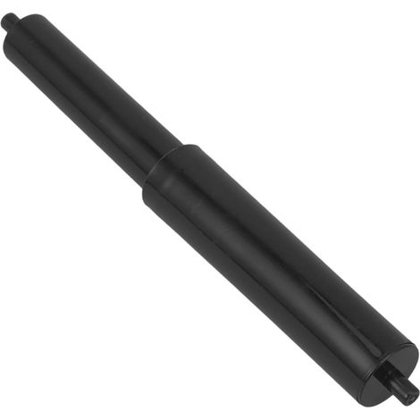 Distributeur de Papier Hygiénique Noir à Ressort en Plastique et Fer, Porte-Papier Toilette Facile à Monter, Rangement Pratique Cuisine et Bureau (1/5)