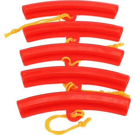 Protection De Jante - Caoutchouc Rouge - Pour Changeur De Pneus - Universel Moto Et Voiture - Lot De 5 (1/5)
