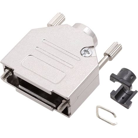 encitech DTCK09-K 6560-0805-01 Alloggiamento D SUB Numero Poli (num): 9 Colata di zinco 180 ° Metallo 1 pz. (1/3)