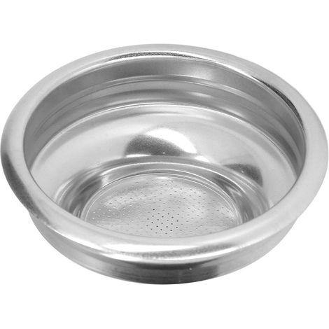 Filtre à café 58 mm, bol poreux universel en acier inoxydable pour machine à café semi-automatique (1 tasse). (1/5)