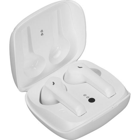 Casque Bluetooth G01 avec compartiment de chargement, version Bluetooth 5.0, double appel sans fil, blanc (1/5)