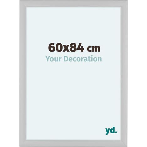 yd. - Cadre photo 60x84 - Blanc Brillant - MDF - Como (1/5)