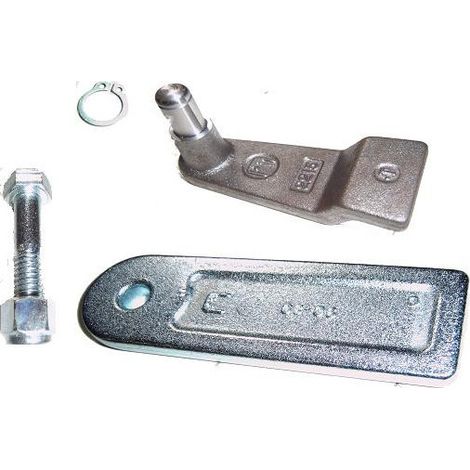 JEU DE PATTE DE FIXATION POUR 1 VERIN HINDI-270 MM FADINI