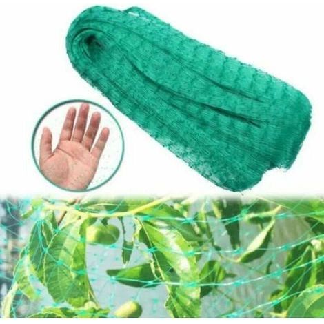 Polyethylene bird netting, garden orchard netting, extrusion, green bird netting for fruits and vegetables. (1/4)