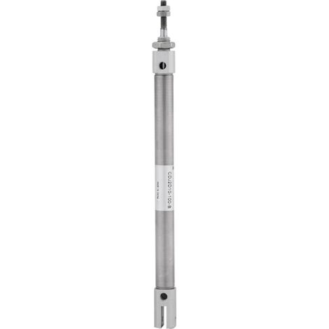 Cylindre pneumatique double effet en acier inoxydable 10mm, course 100mm, modèle CDJ2D10-100-B pour applications industrielles (1/5)