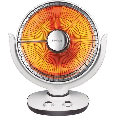 Estufa cerámica Kosula 900W con panel de vidrio templado (1/2)