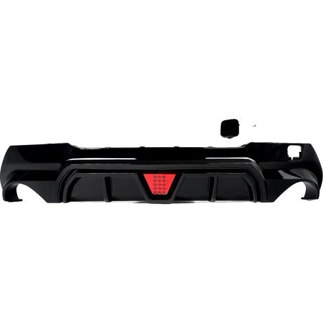 Diffuseur de pare-chocs arrière, compatible avec BMW Série 1 F40, améliore l'aérodynamisme, Échappement double LED