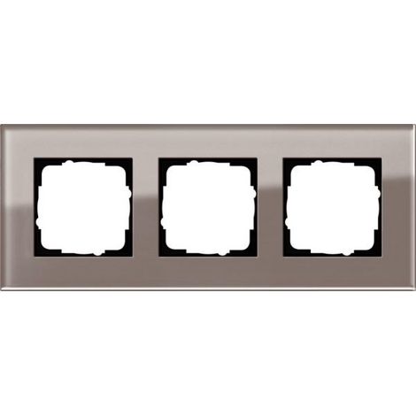 GIRA 0213122 UMBRA GLASS-SPIRIT CORNICE DI FINITURA A 3 VIE