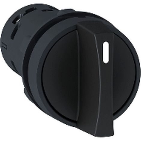 2-Positionen-Schalter, schwarz, 22 mm, 1 Schließer, 1 Öffner, Rückschlagsicherung, XB7ND25
