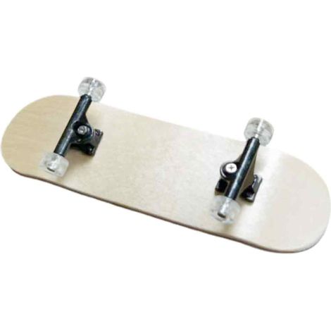 1 skateboard pour tortue, bois naturel, 10 cm x 3 cm x 2 cm, roulements intégrés, tapis antidérapant inclus, jeu intérieur/extérieur (1/5)