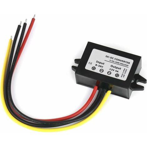 DC8-36V to 12V Voltage Converter, Auto Step Up/Down Converter for Vehicle Motor