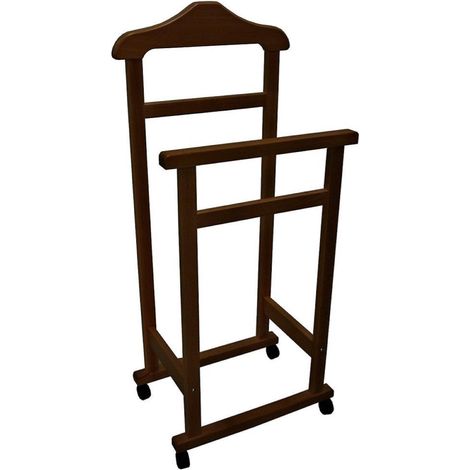 Indossatore da camera in legno massello ELEGANCE NOCE (1/2)