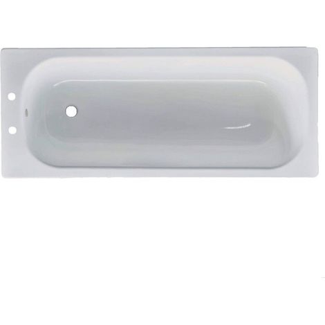Modern Rectangular SE 2TH Contract Bath 1700x700x390mm - White
