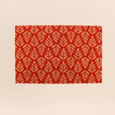 Paillasson coco imprimé zig zags 40x60cm (1/5)