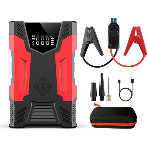 Mini compressore d'aria cordless Toivize da 150 PSI con display digitale, modalità multiple, spegnimento automatico, batteria ad alta capacità, luce LED e funzione power bank. (1/5)
