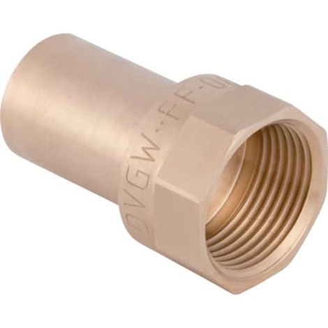 Geberit Mapress Kupfer Übergang mit Innengewinde und Einschubende,  DN 20,  dø 22 mm, 63562