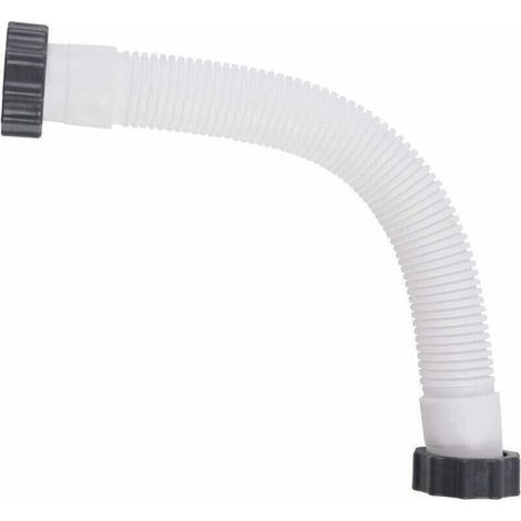 Tuyau flexible de rechange pour filtre de piscine, tuyau de pompe de piscine, tuyau d'aspiration,blanc,40.6cm (1/4)