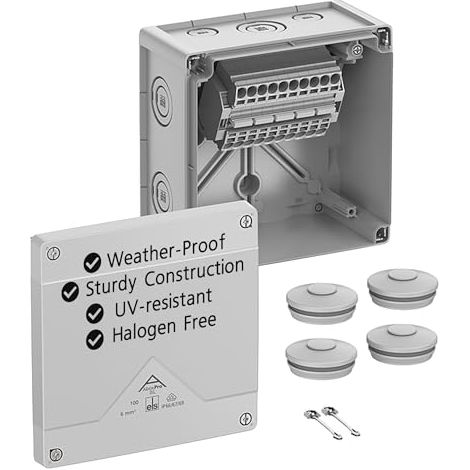 Spelsberg Caja de derivación, tipo de protección IP66/IP67/IP69, máx. 6², resistencia al impacto IK09, clase de protección II, Ui 690V AC, Ui 690V DC, DLG, DNV, VDE, sin halógenos, 40644001