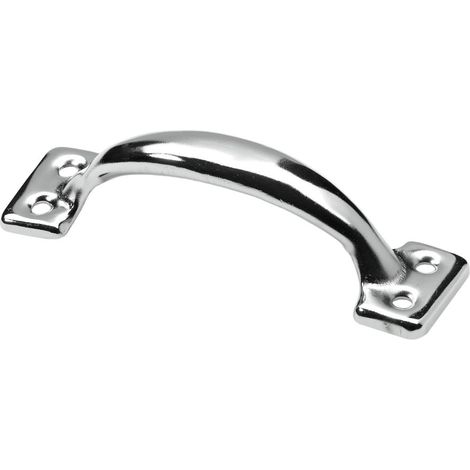 Hettich Möbelgriff Stahl silber 28,0 x 97,0 x 27,0 mm - 1 Stück Halterungen & Griffe