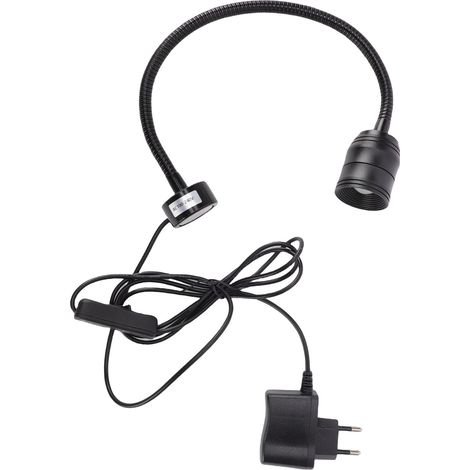 Lumière de Machine LED 7W 6000K 1000LM, Base magnétique Flexible à col de cygne, pour tour, atelier, établi, prise ue (1/5)