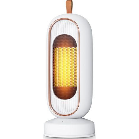 1300W Chauffage d'Appoint, PTC Chauffage Soufflant, 2 Modes, Radiateur Soufflant Silencieux, Protection Contre la Surchauffe et l'Inclinaison, pour Salle de Bain, Maison, Bureau (1/5)