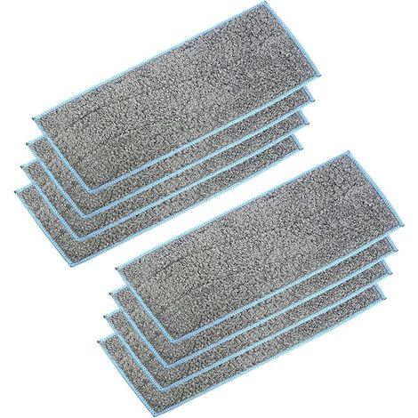 Paquete de 8 almohadillas de limpieza para Braava Jet M6: almohadillas de limpieza húmedas lavables y reutilizables para el robot limpiador de suelos iRobot Braava Jet M6 (6110) (6012) (6112) (6113) (1/4)