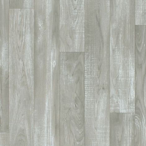 Sol Vinyle Imitation parquet gris clair - Rouleau de 4m x 3m